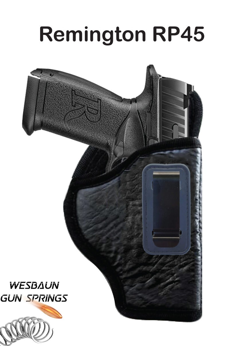 IWB Soft Leather Gun Holster "Premium Faux Leather" CCW Full Size