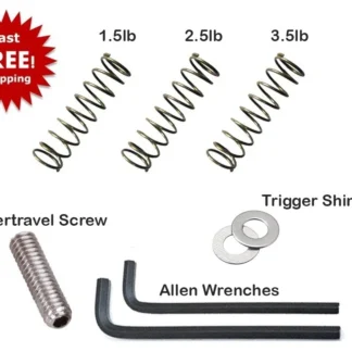 Trigger Spring Kit Reduced Power Light Pull Upgrade Fits Savage Axis USA Made Reduced Power - Spring Set – Smooth Pull – Easy Install